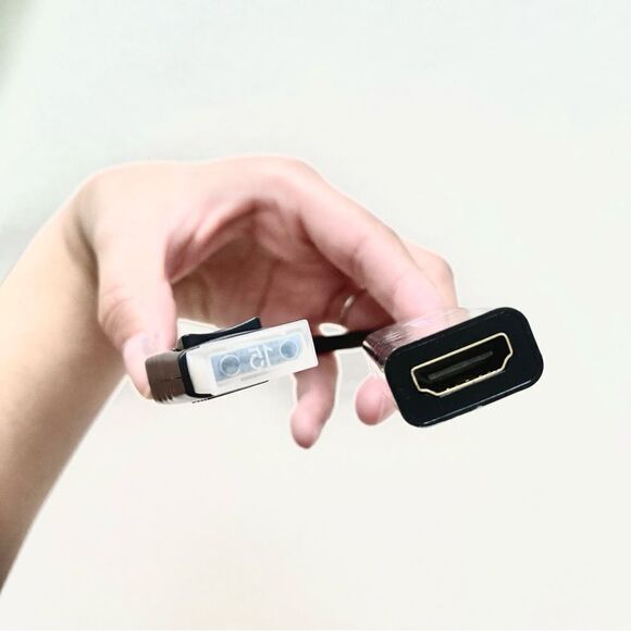 video cable adapter 0.2 m HDMI Type A (Standard) DisplayPort Black - Picture 3 of 3